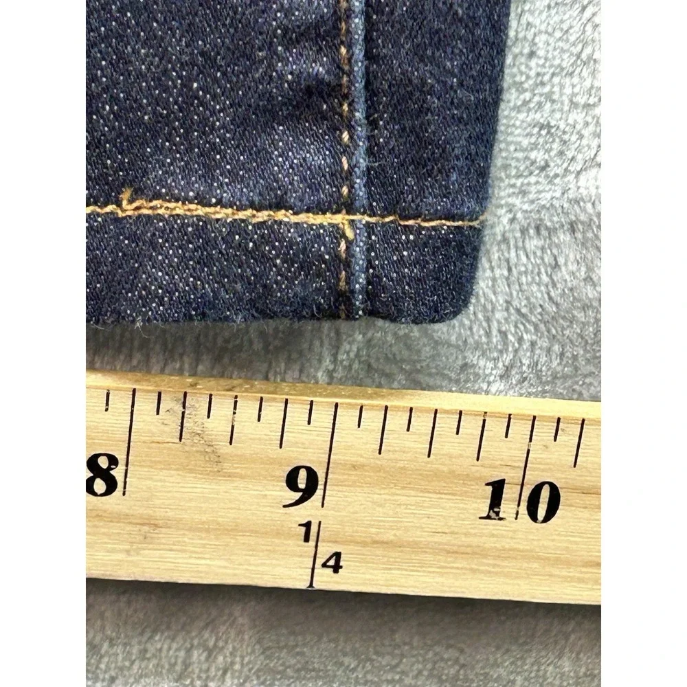 Lane Bryant Jean Slim Bootcut Y2K Genius Fit Stretch Women Plus Sz 14P Blue Dark
